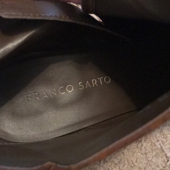 Franco Sarto Brown suede booties - Picture 4 of 5